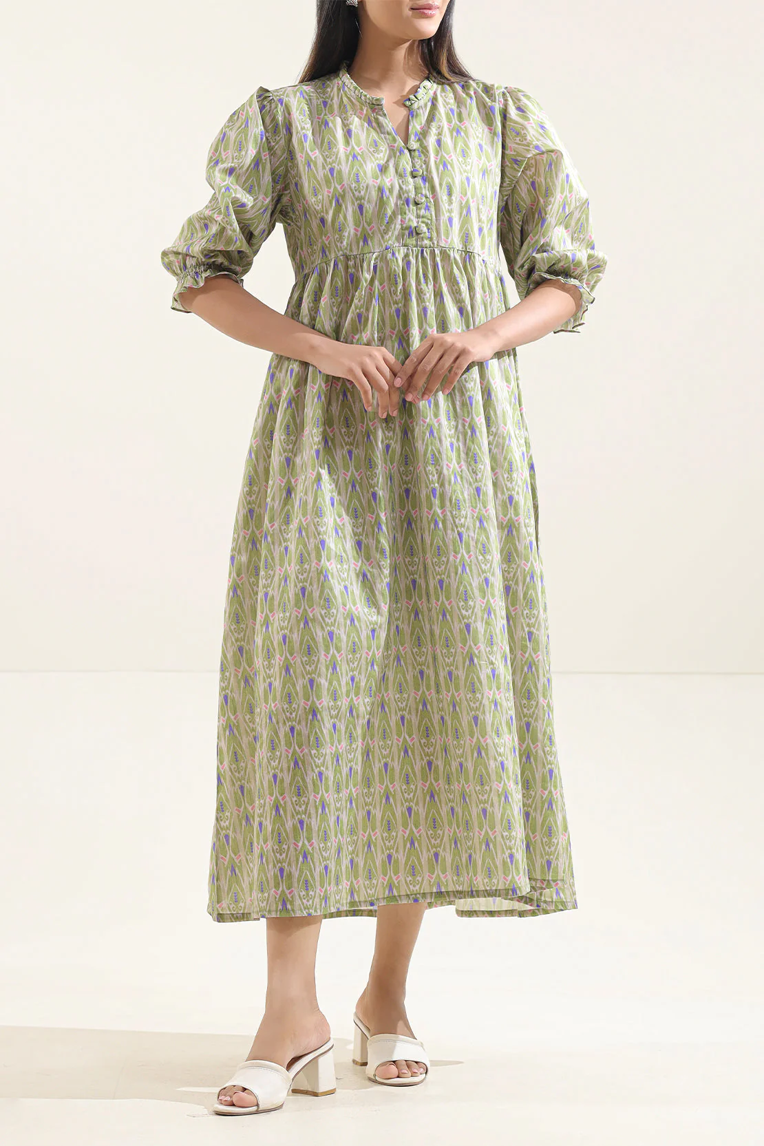 Printed Lawn Stitched Dress