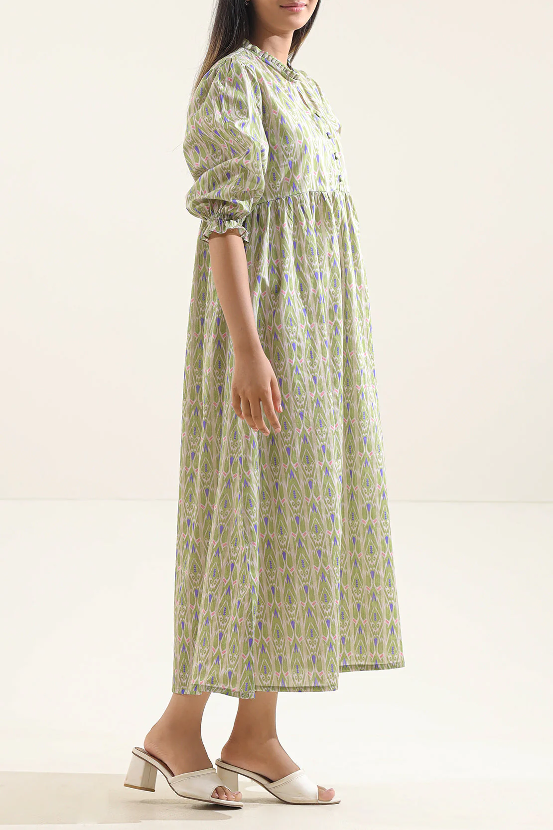 Printed Lawn Stitched Dress - Image 2