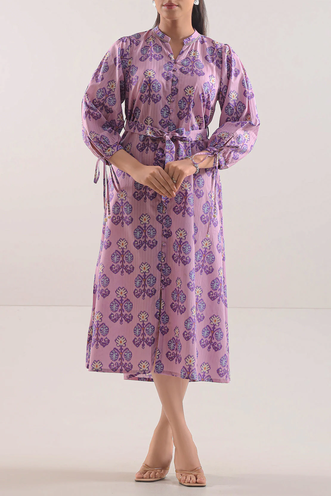 Printed Lawn Stitched Dress