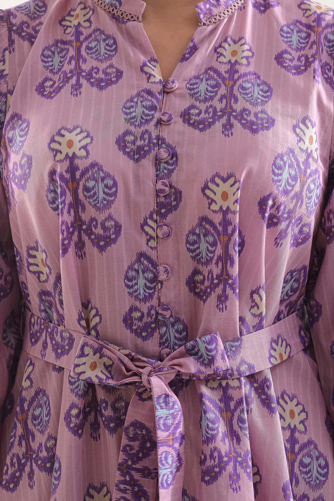 Printed Lawn Stitched Dress - Image 4