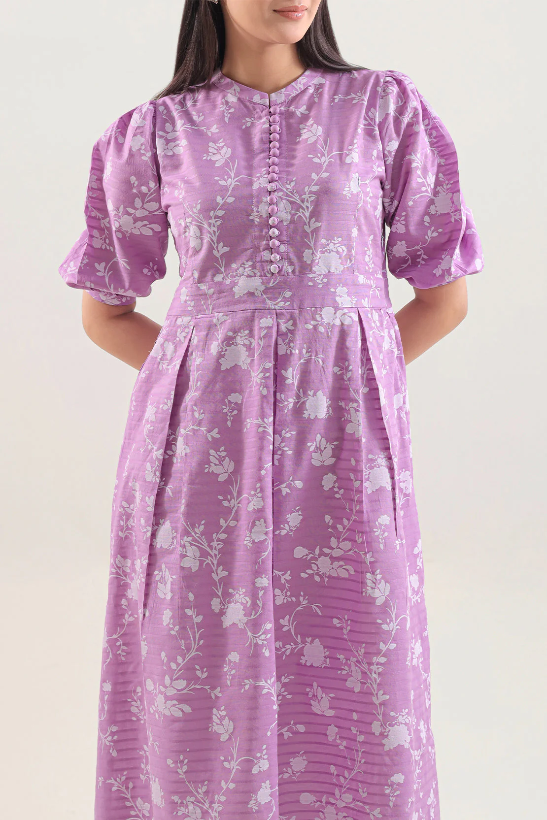 Printed Lawn Stitched Dress - Image 2