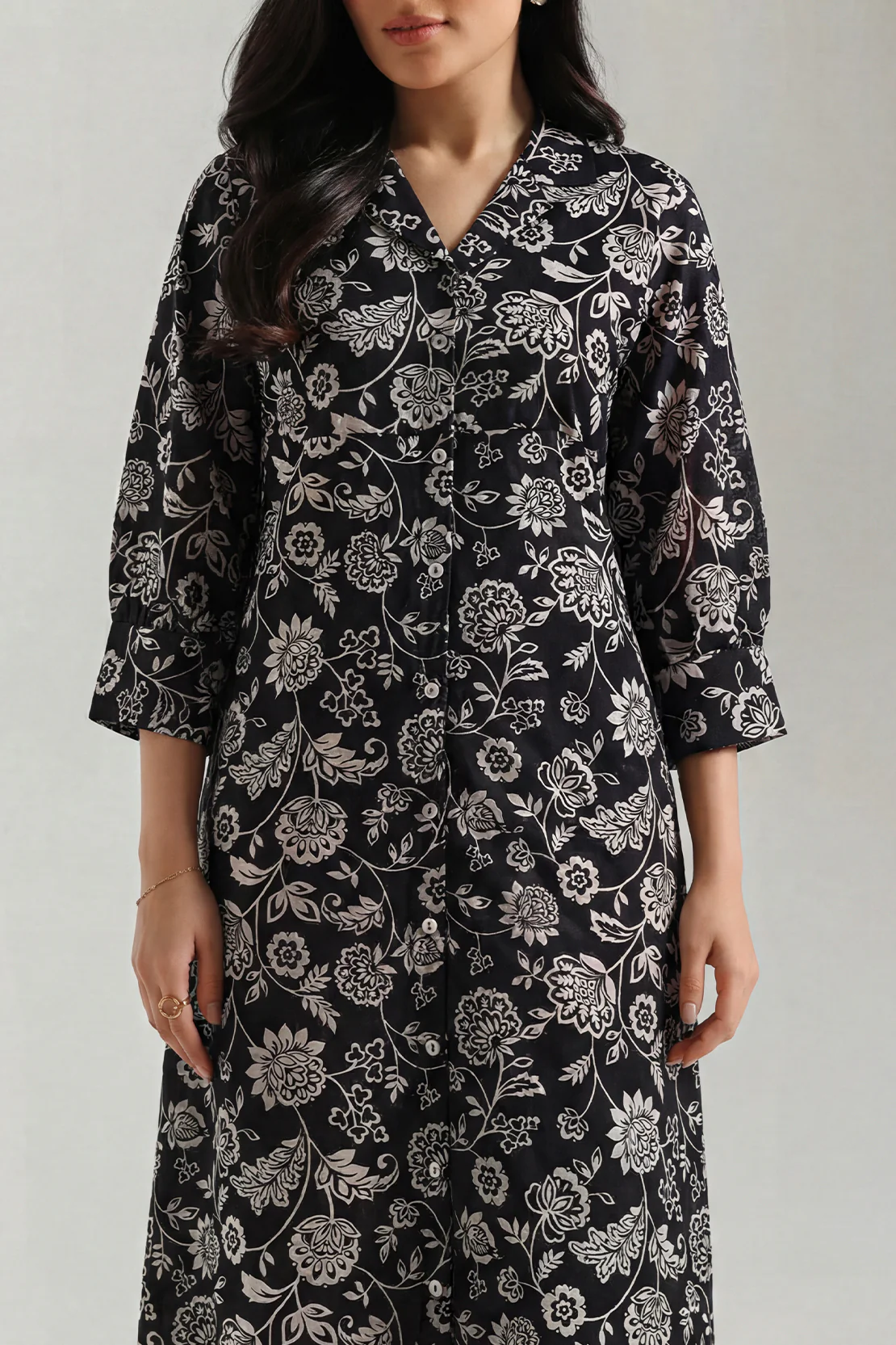 Printed Lawn Stitched Dress