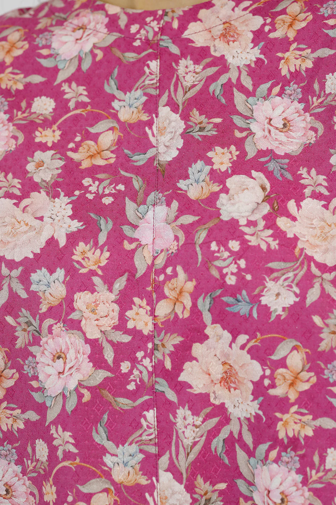Printed Lawn Stitched Fusion Tops - Image 7