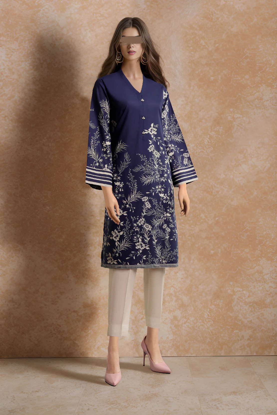 Printed Lawn Stitched Shirt