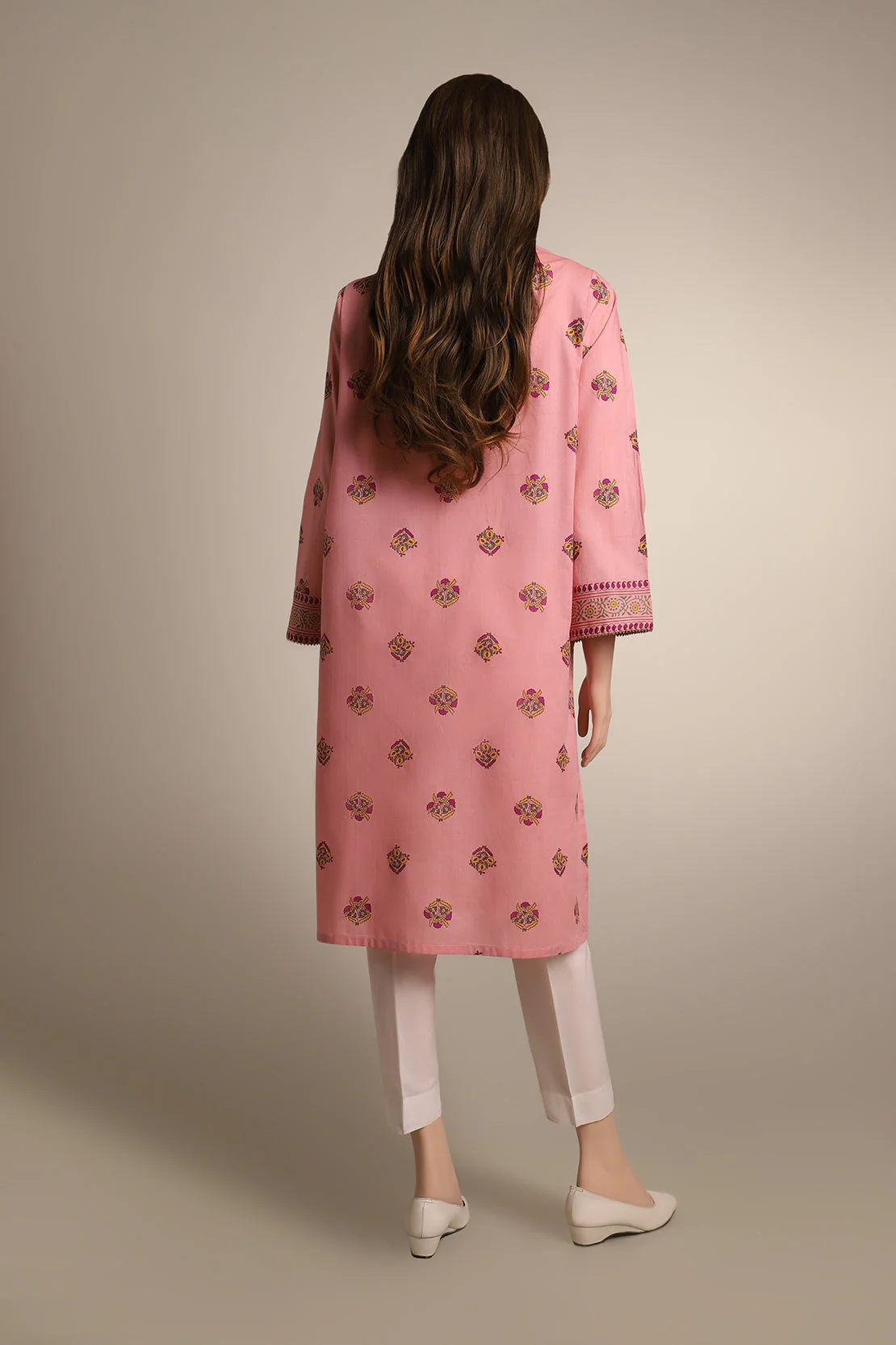 Printed Lawn Stitched Shirt - Image 2