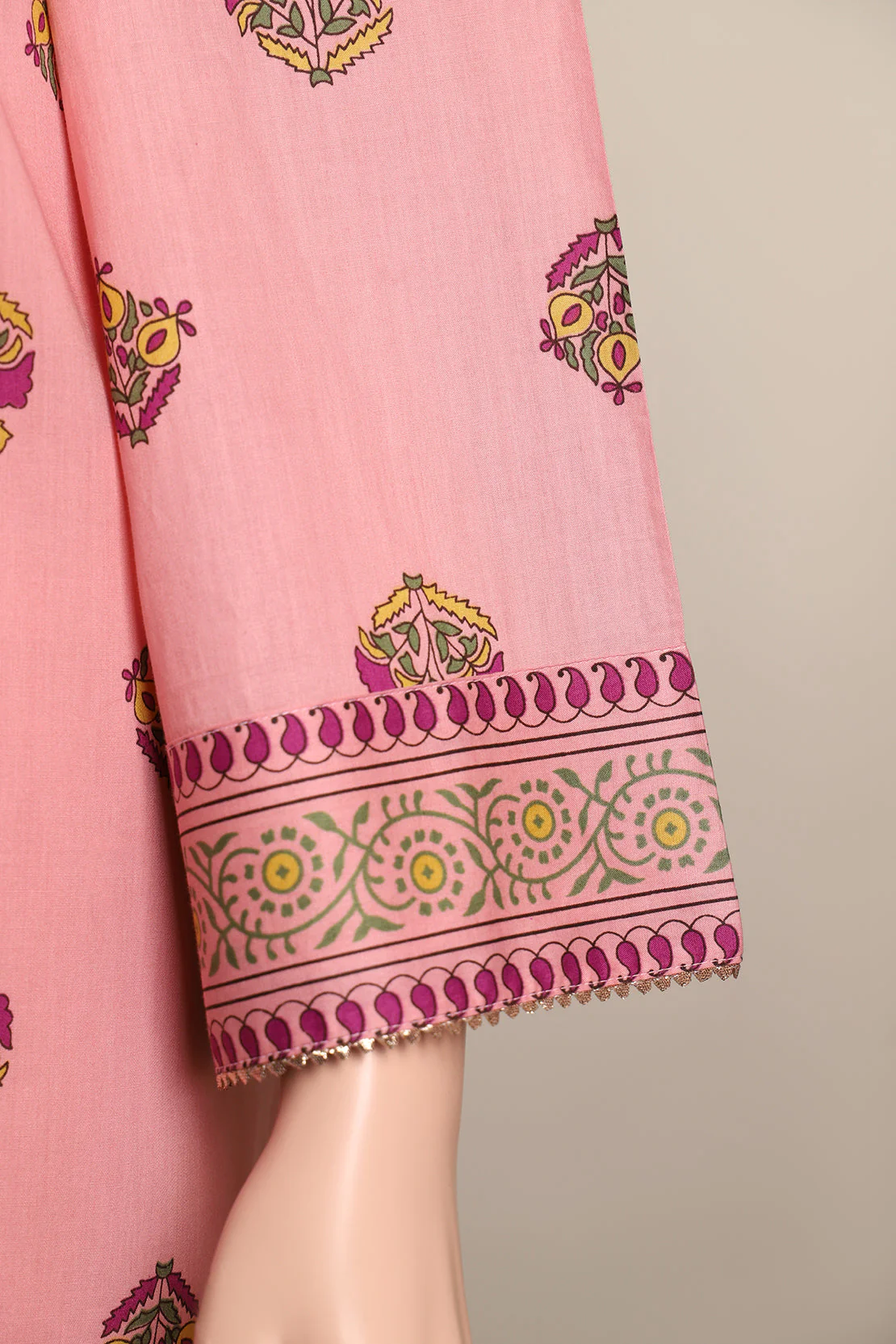 Printed Lawn Stitched Shirt - Image 4