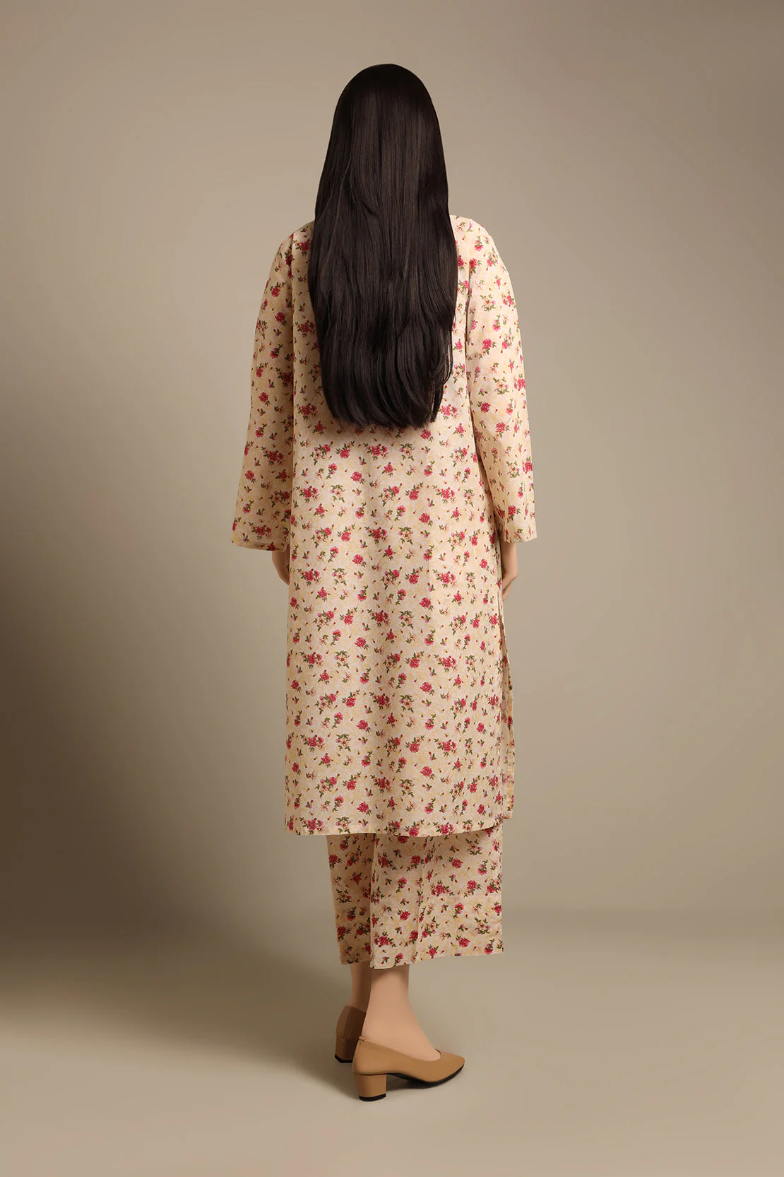 Printed Lawn Stitched Shirt - Image 2