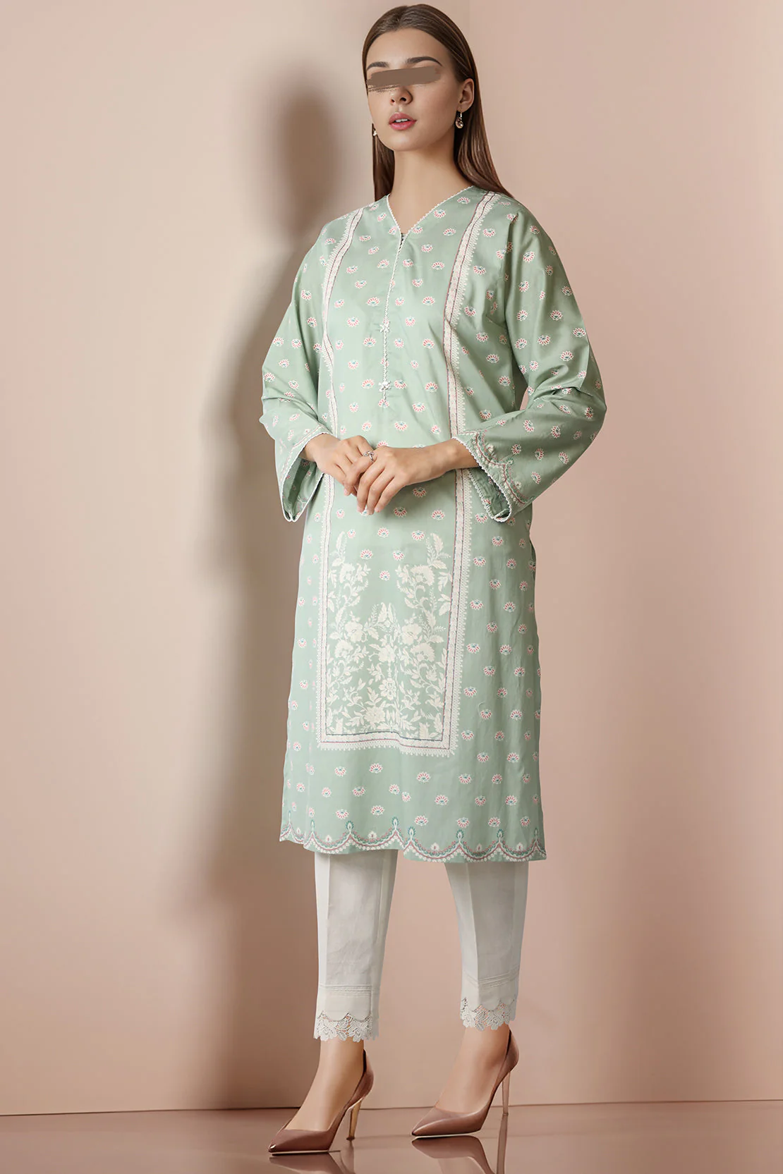 Printed Lawn Stitched Shirt