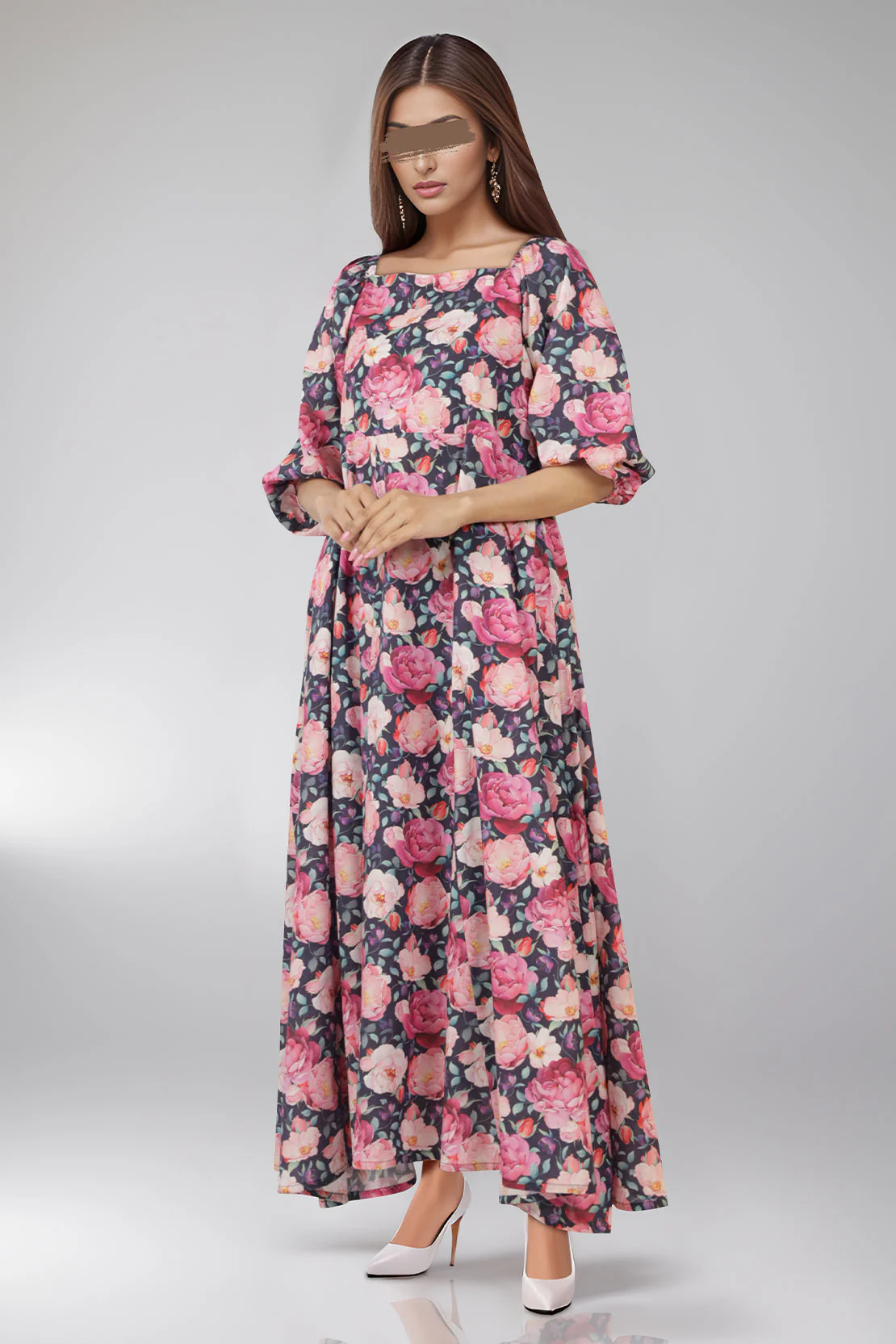 Printed Lawn Stitched Shirt - Image 2