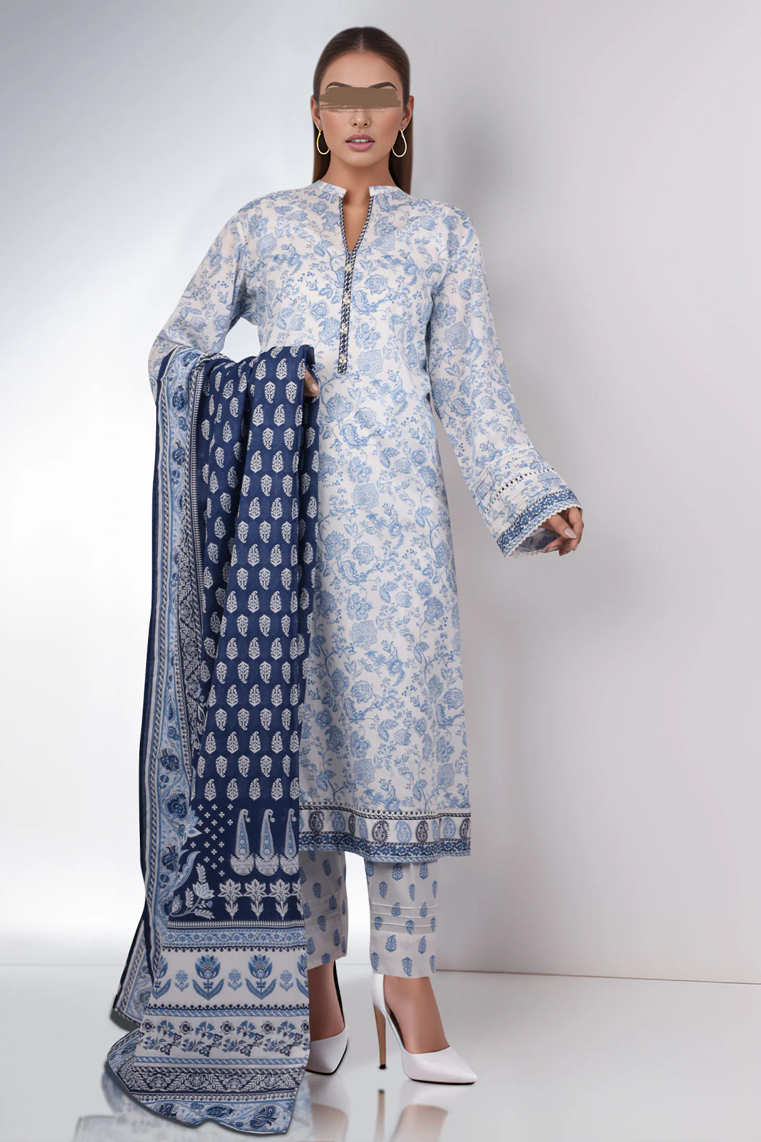 Printed Lawn Stitched Shirt