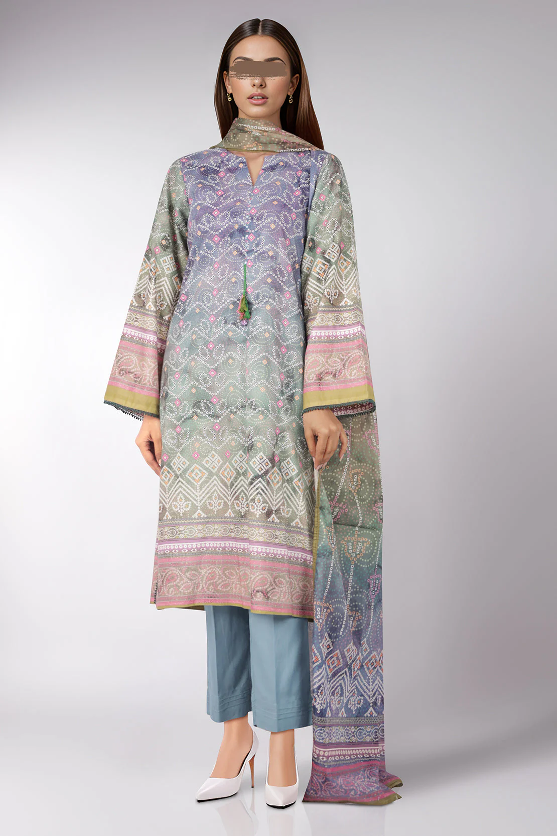 Printed Lawn Stitched Shirt