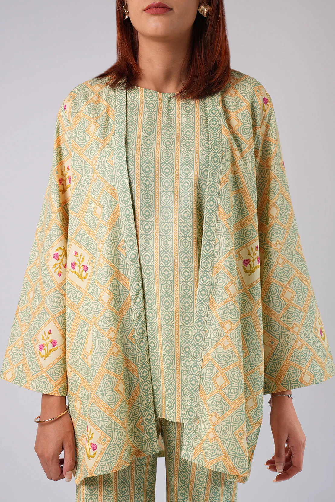 Printed Lawn Stitched Shirt - Image 3