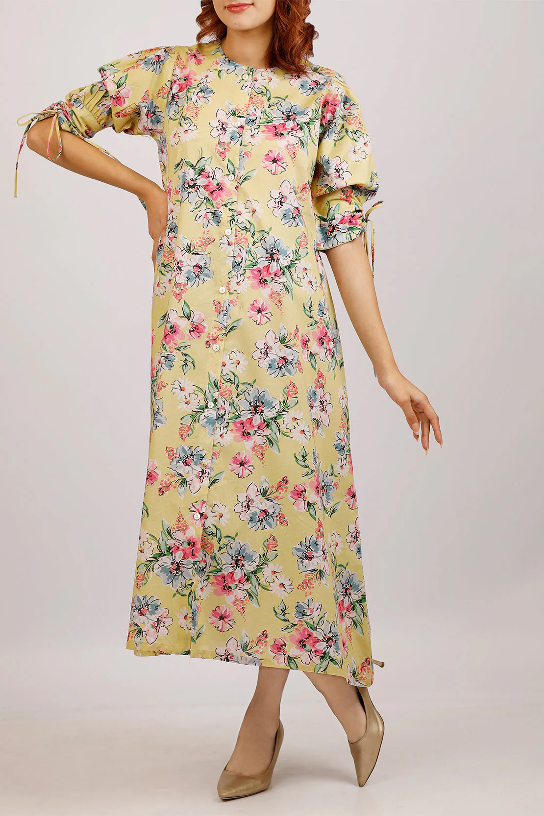 Printed Lawn Stitched Shirt - Image 2
