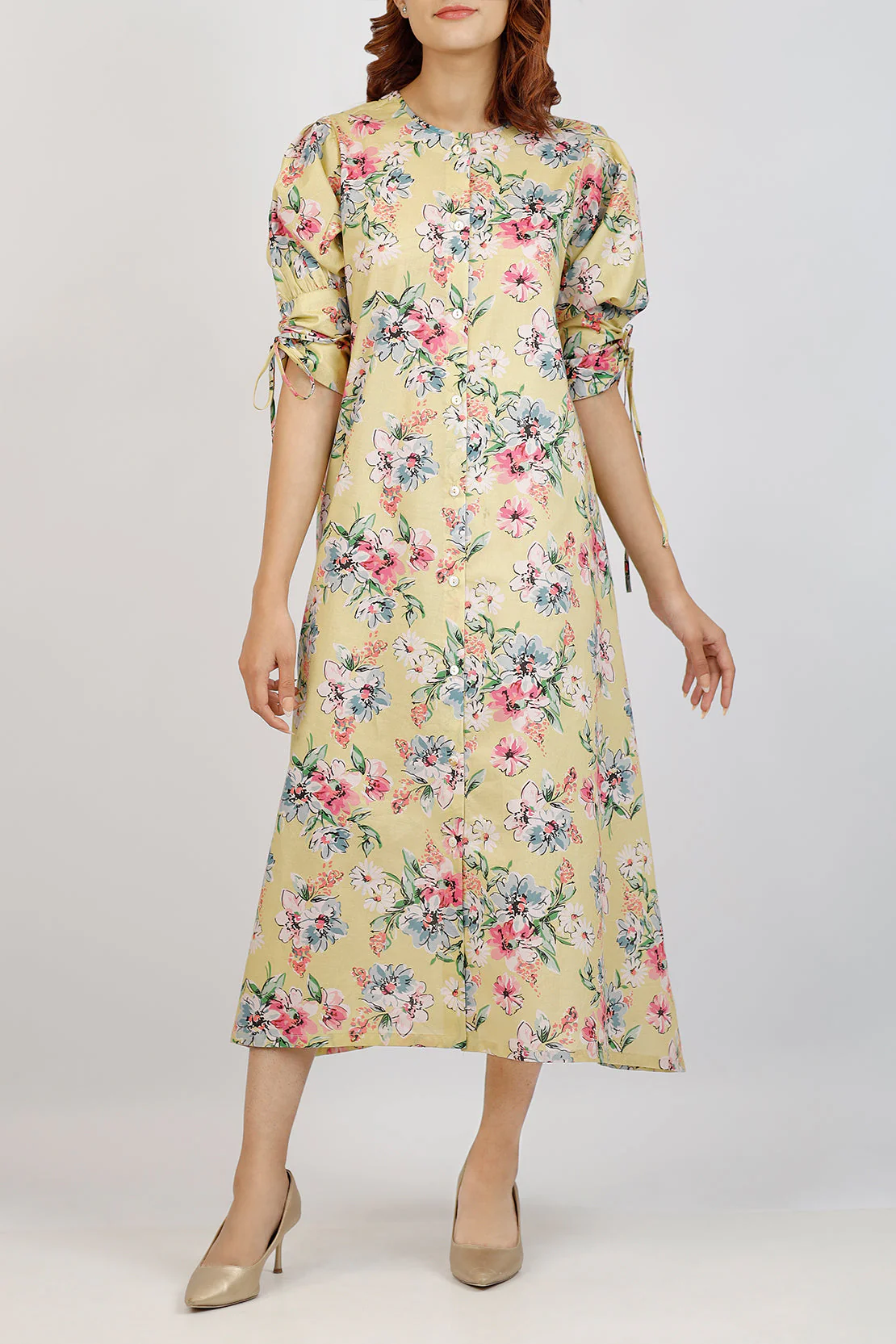 Printed Lawn Stitched Shirt - Image 3