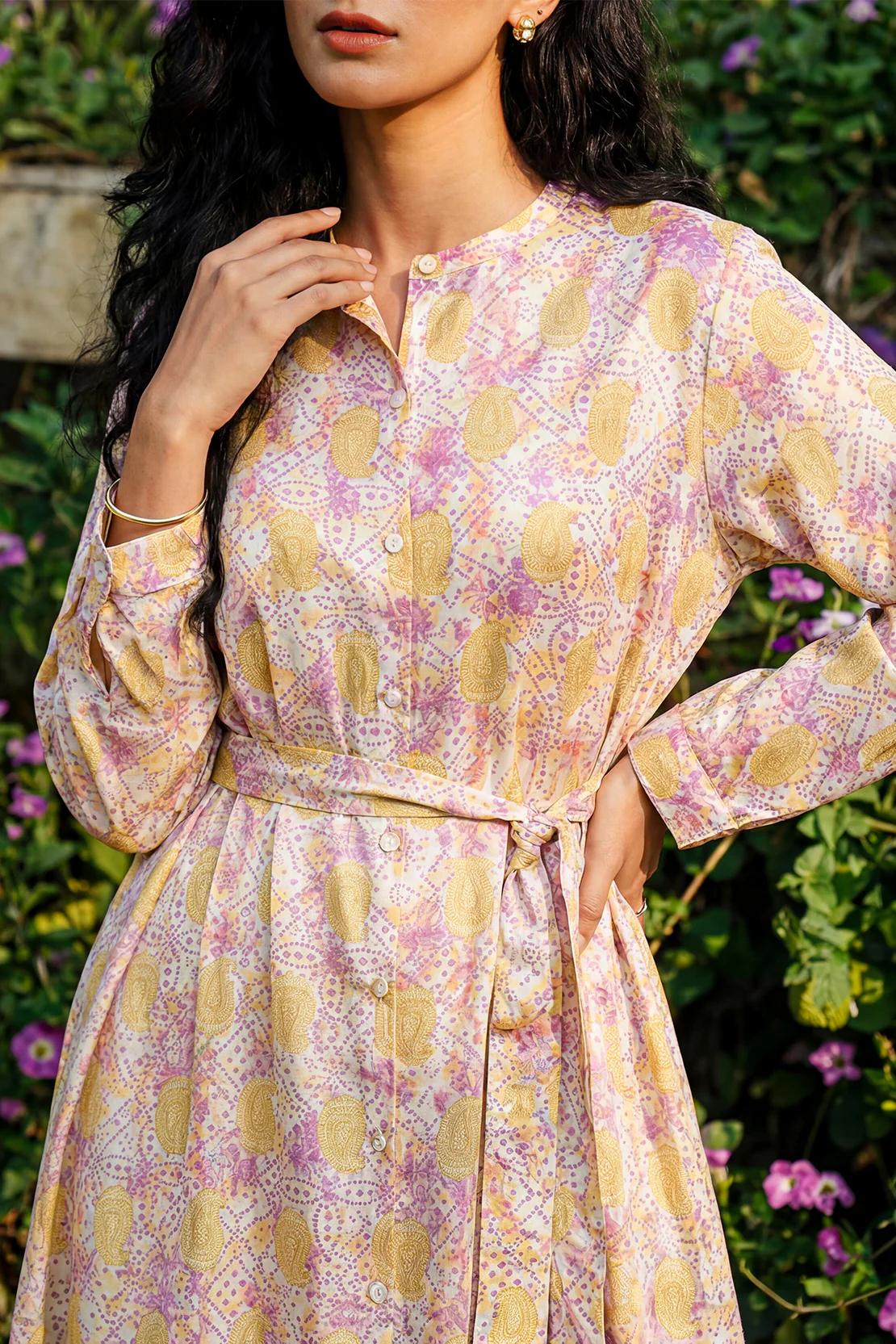 Printed Lawn Stitched Shirt - Image 2