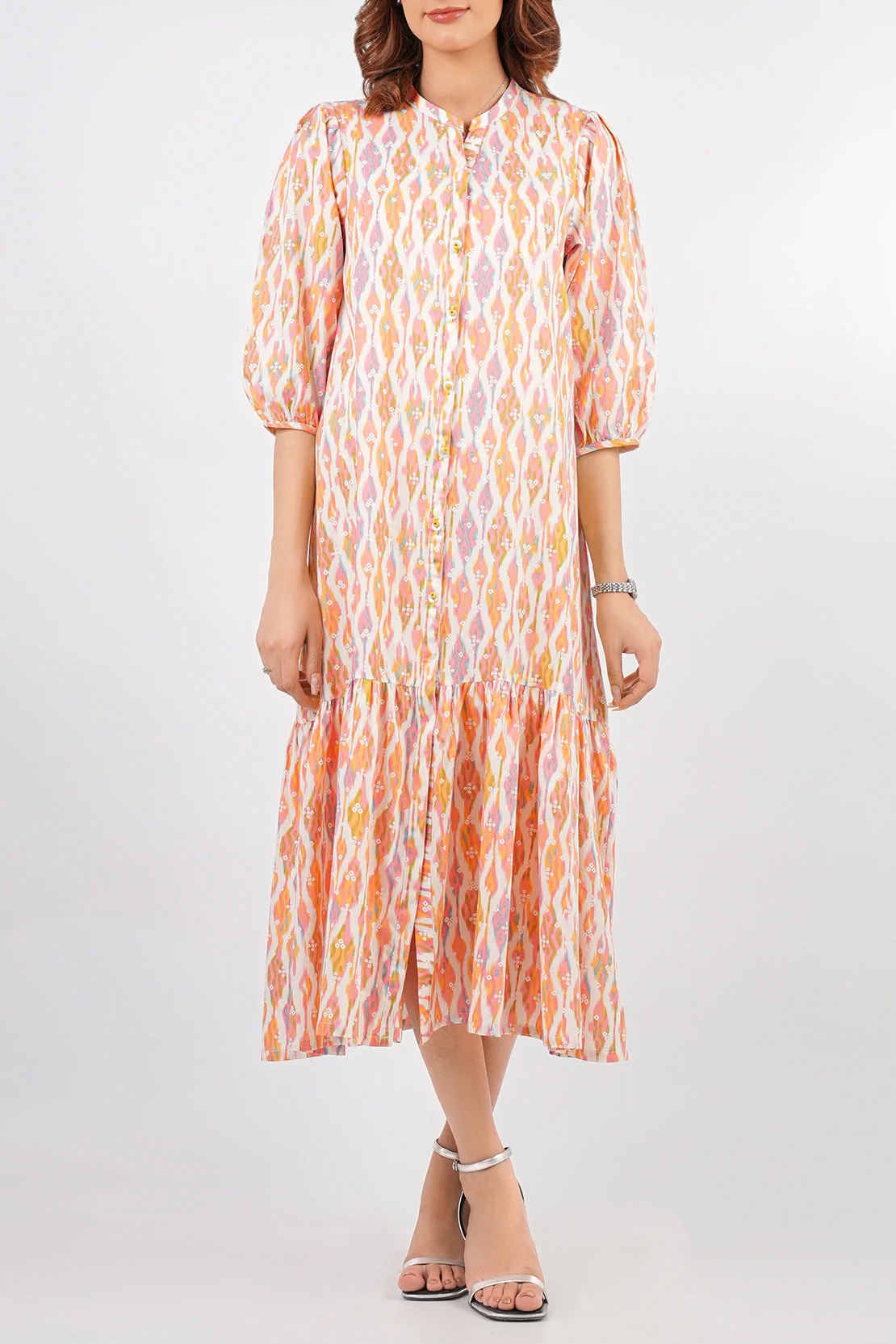 Printed Lawn Stitched Shirt - Image 3