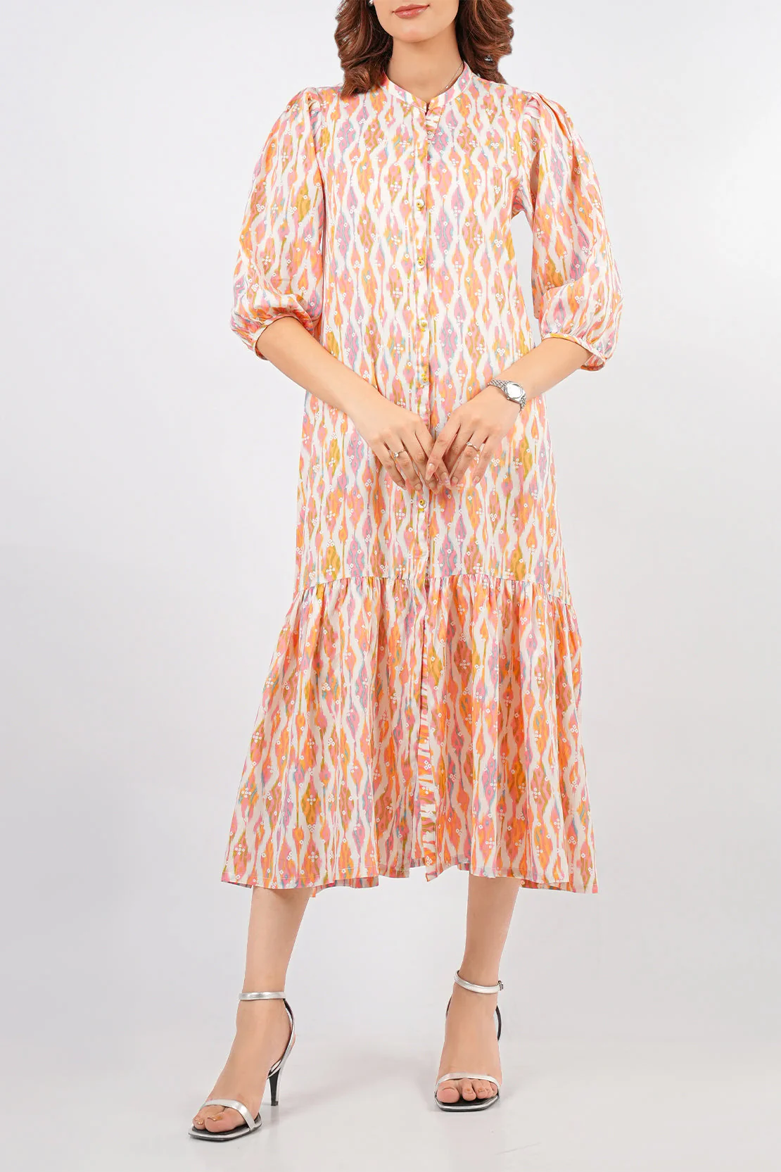 Printed Lawn Stitched Shirt - Image 4