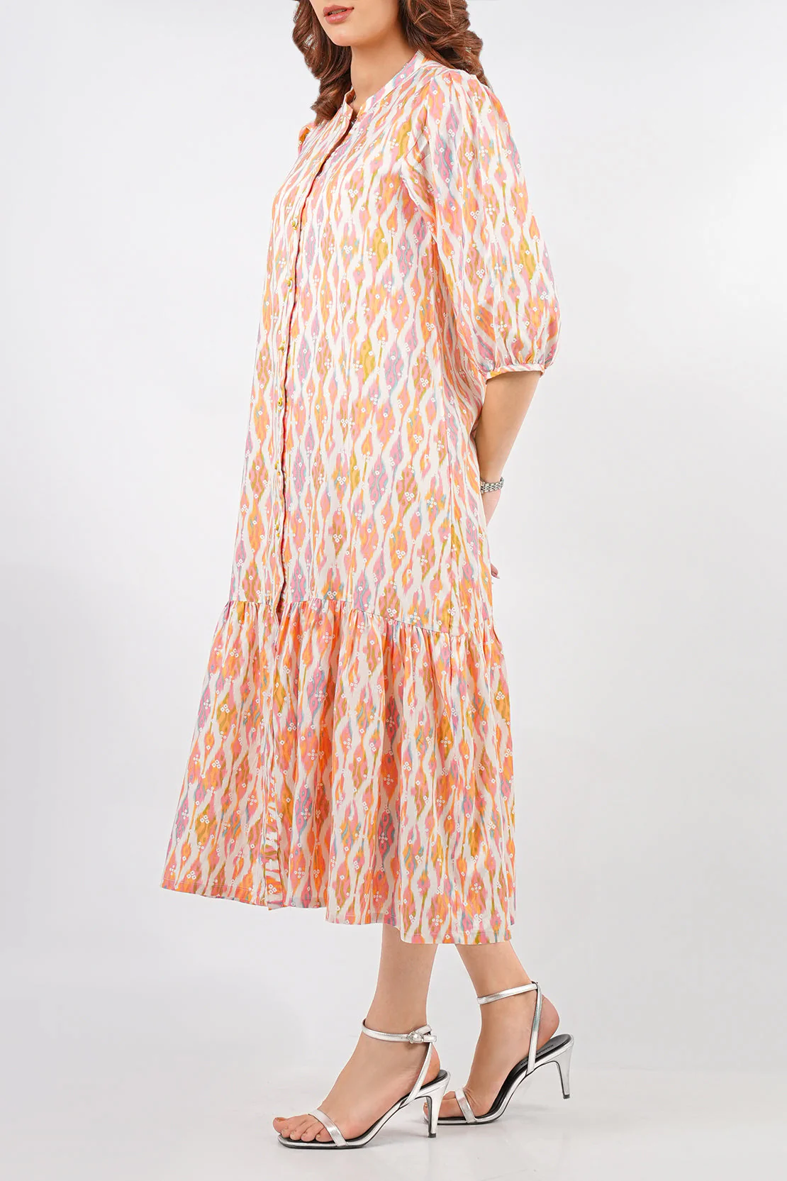 Printed Lawn Stitched Shirt - Image 5