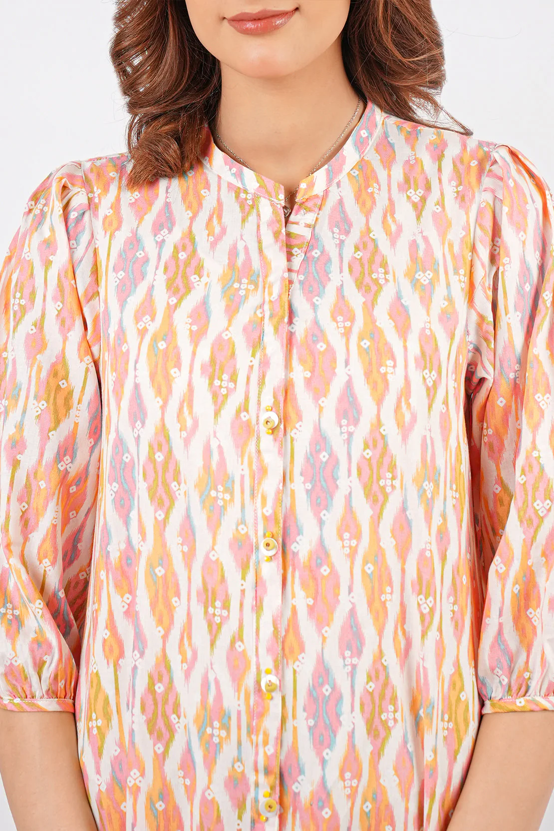 Printed Lawn Stitched Shirt - Image 7
