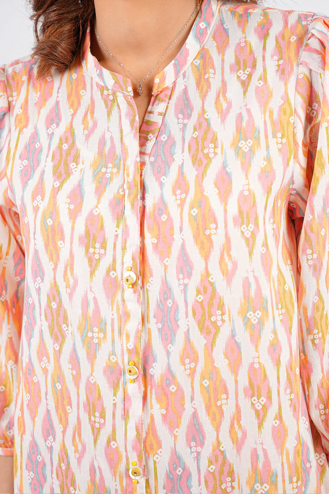 Printed Lawn Stitched Shirt - Image 8