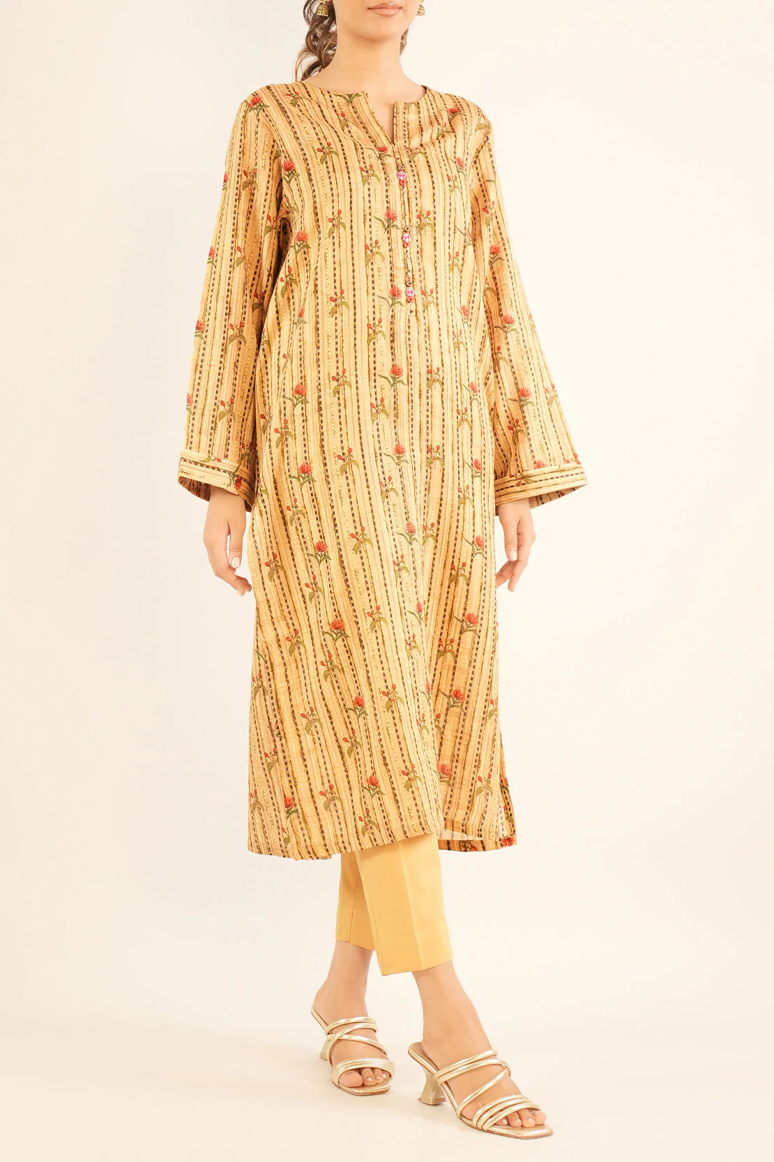 Printed Lawn Stitched Shirt