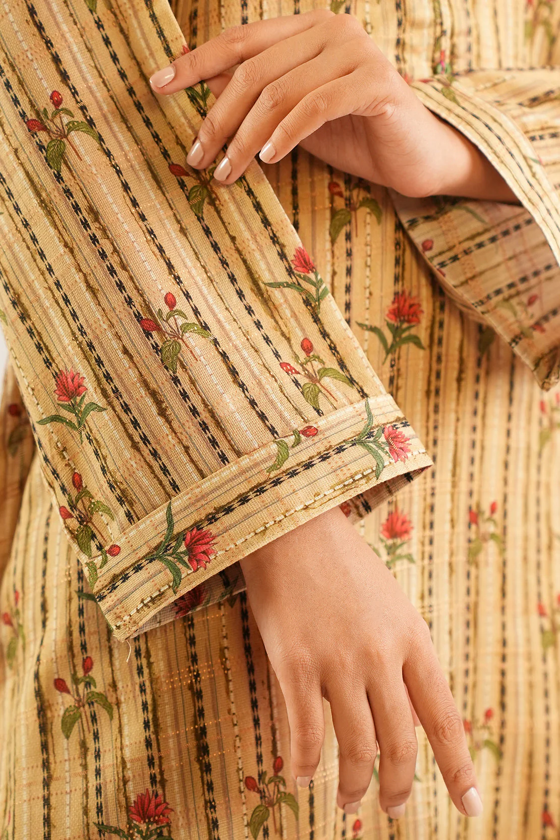 Printed Lawn Stitched Shirt - Image 7