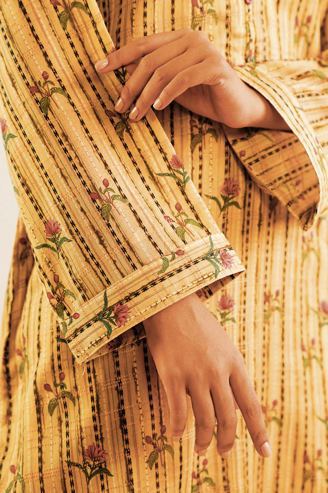 Printed Lawn Stitched Shirt - Image 9