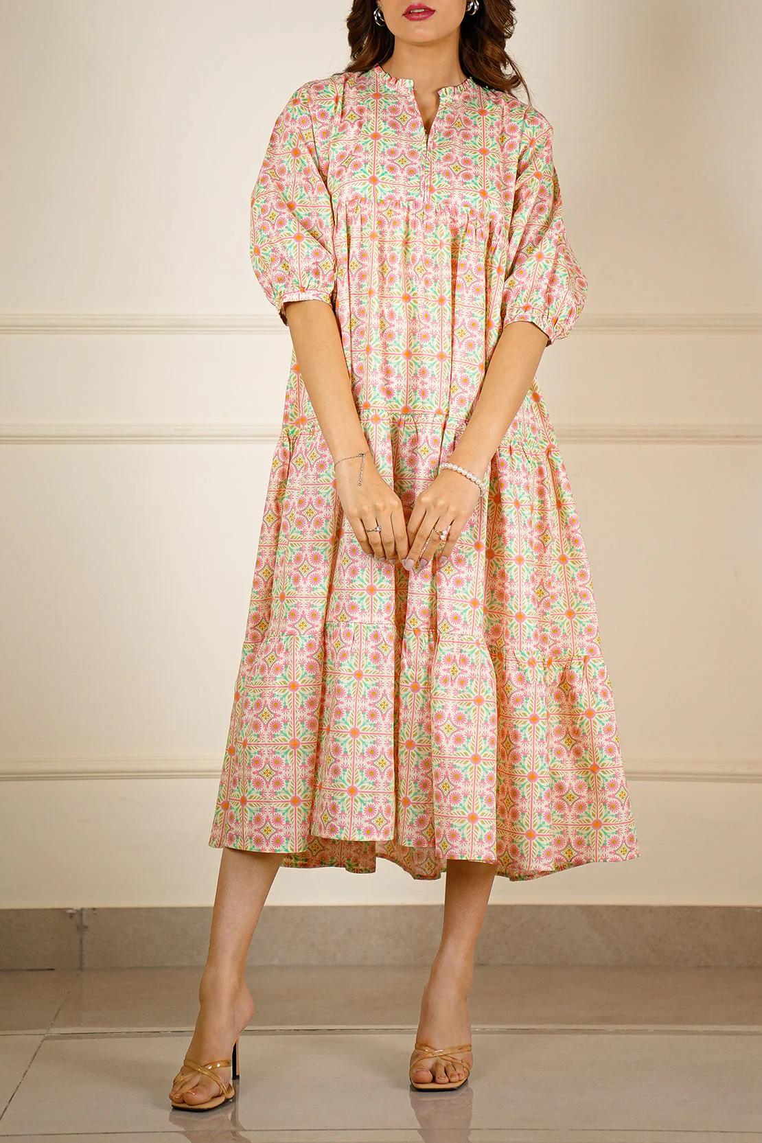 Printed Lawn Stitched Shirt - Image 2