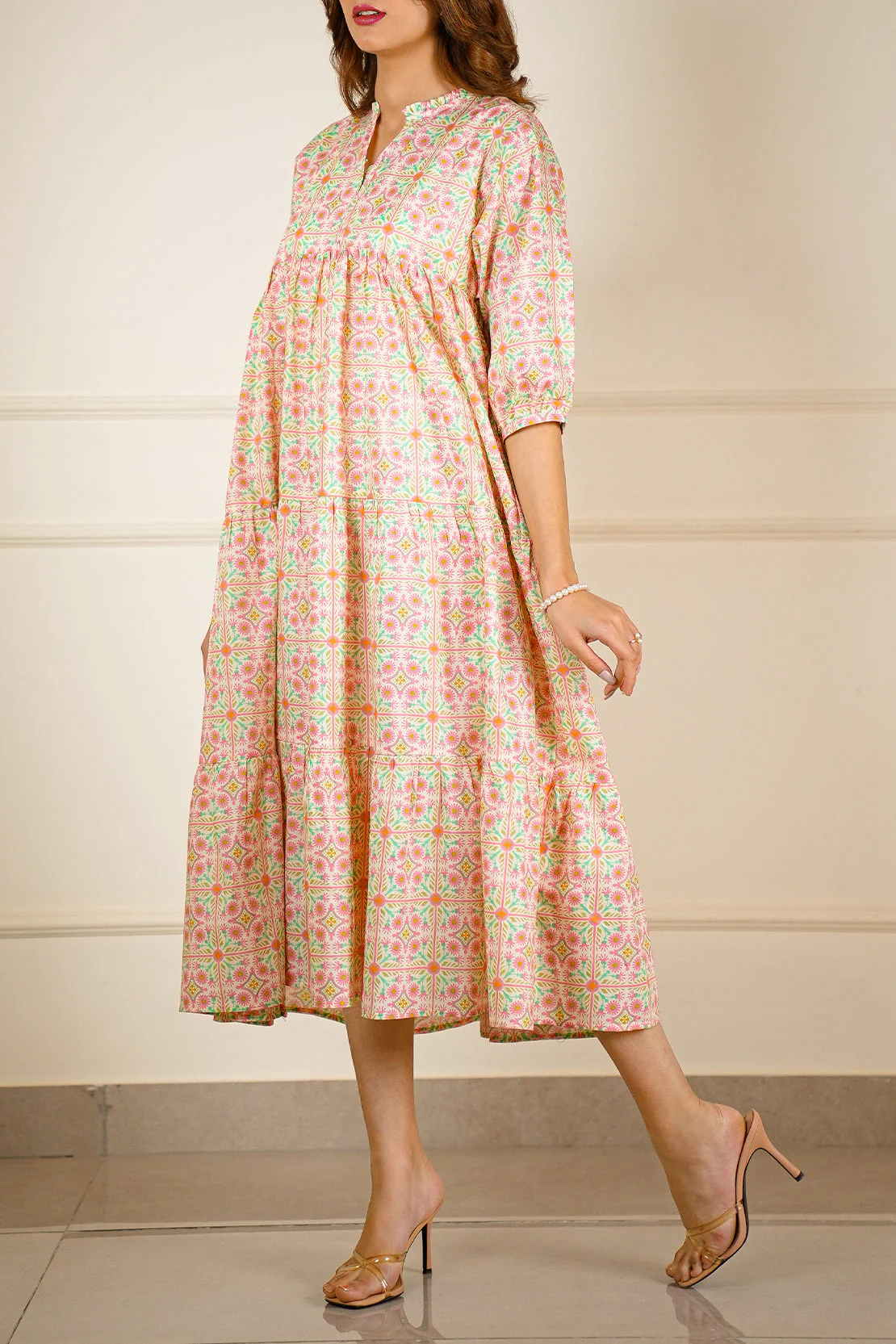 Printed Lawn Stitched Shirt - Image 3