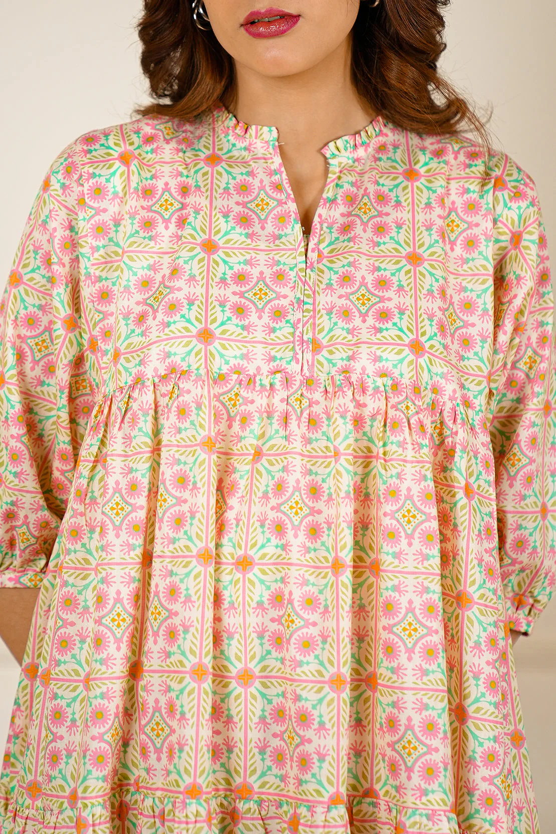 Printed Lawn Stitched Shirt - Image 5