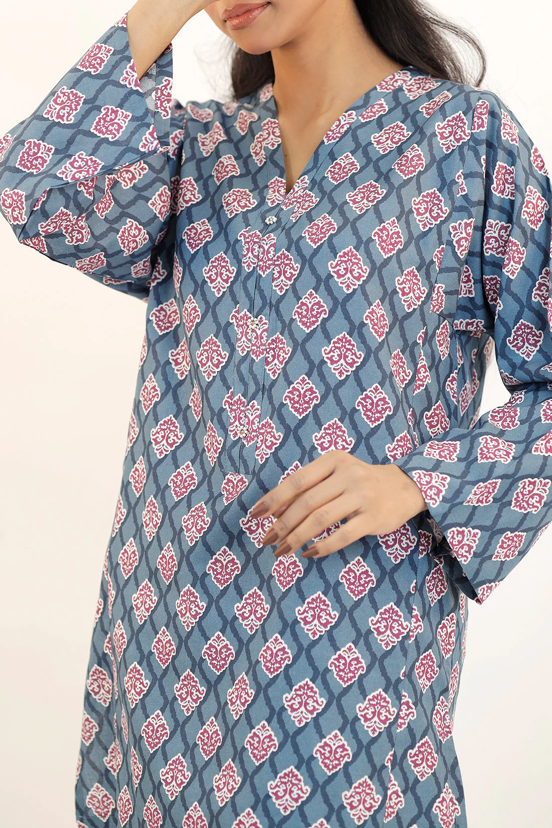 Printed Lawn Stitched Shirt