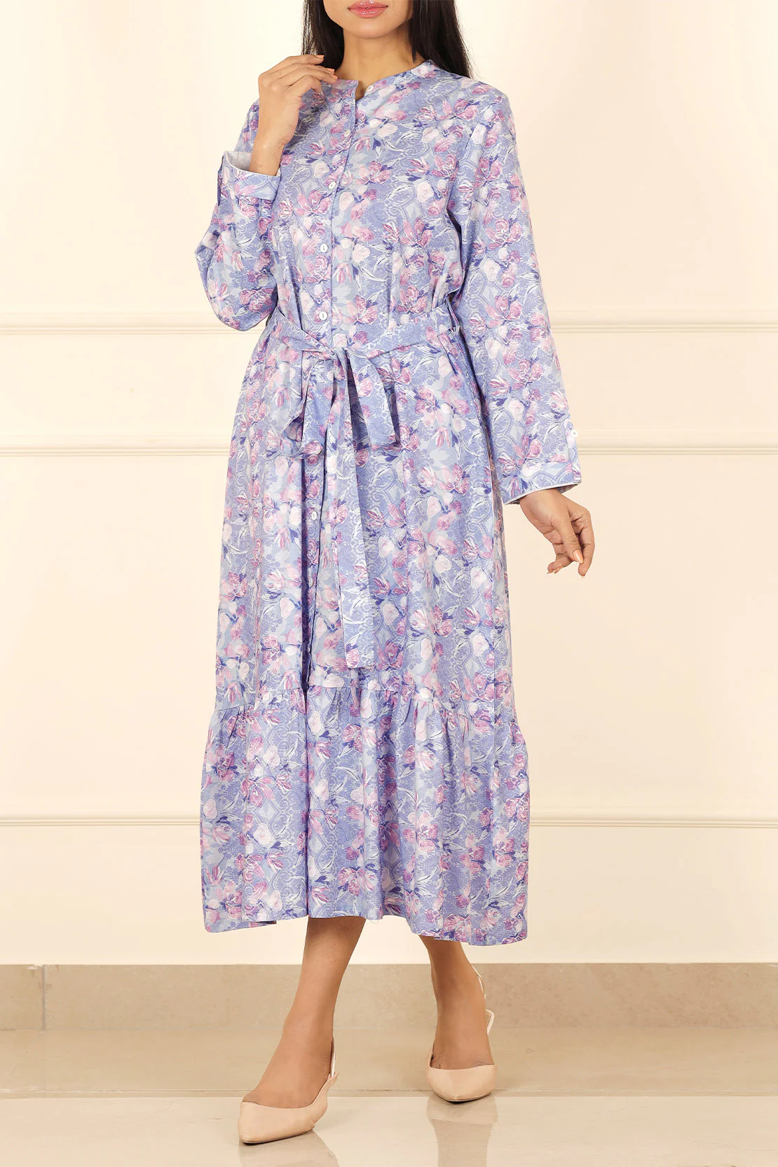 Printed Lawn Stitched Shirt - Image 2