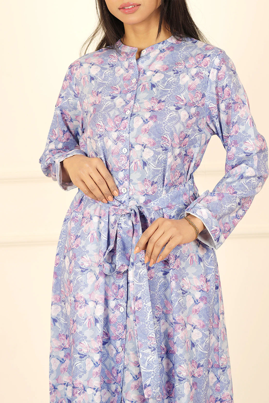 Printed Lawn Stitched Shirt - Image 4