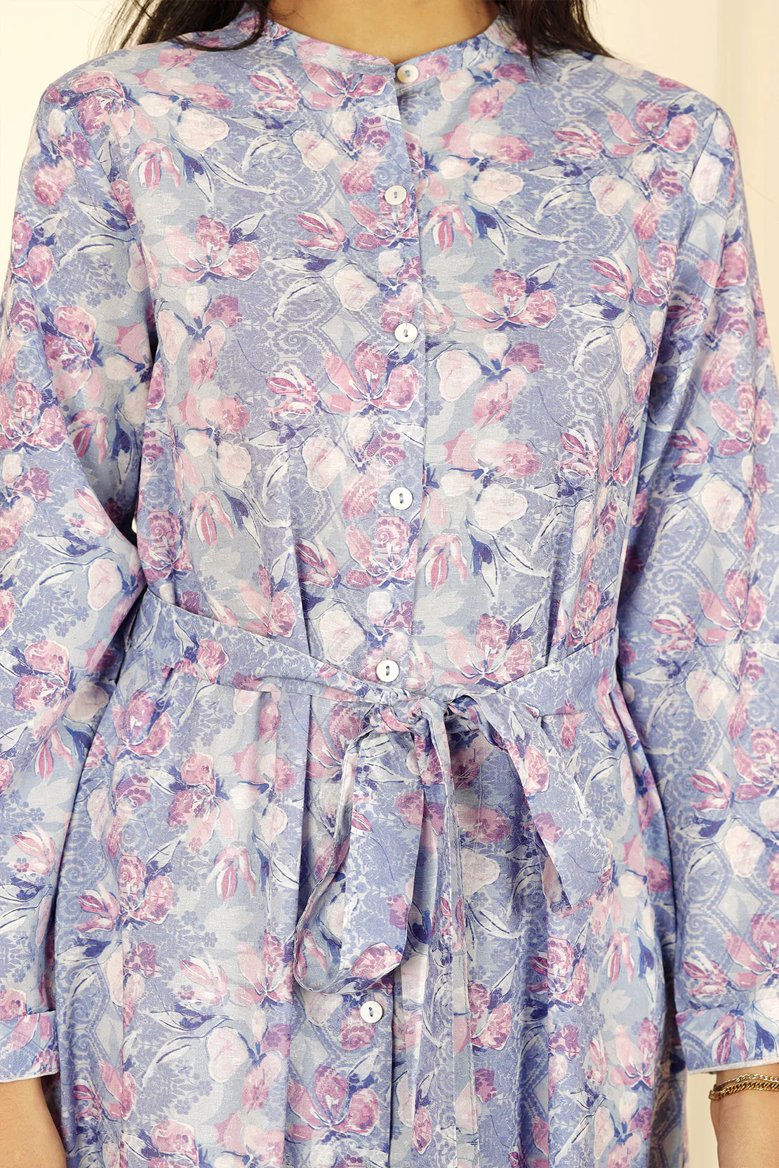 Printed Lawn Stitched Shirt - Image 7
