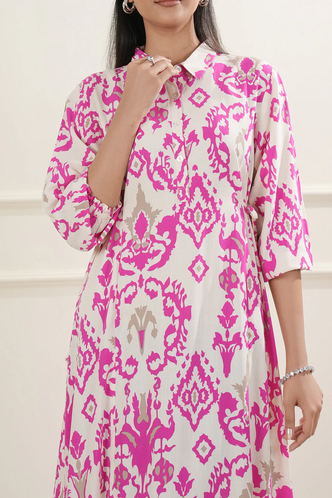 Printed Lawn Stitched Shirt - Image 5
