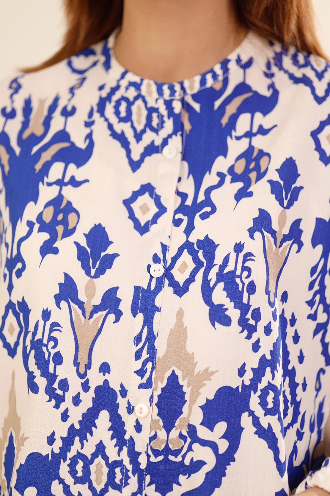 Printed Lawn Stitched Shirt - Image 6