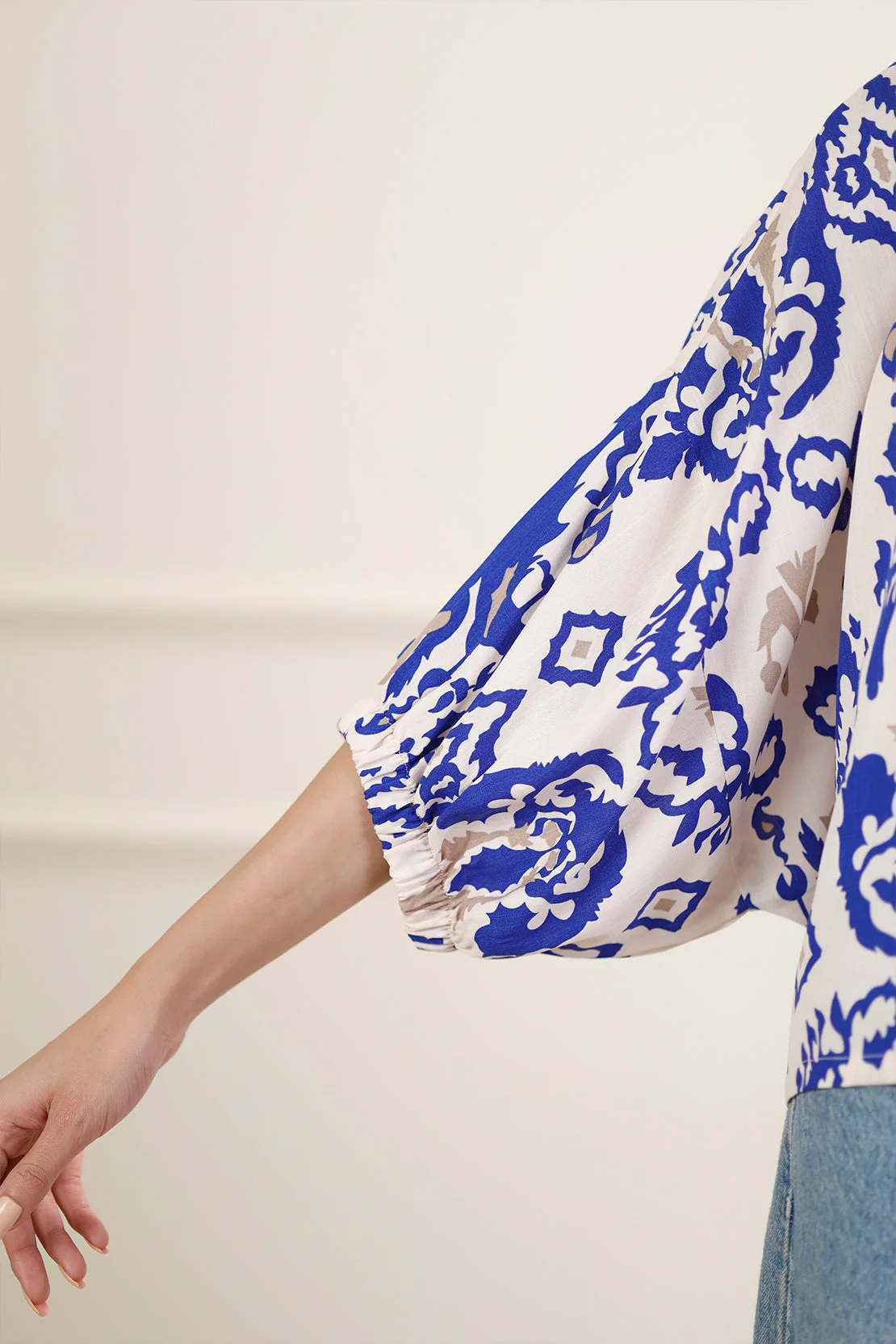 Printed Lawn Stitched Shirt - Image 7