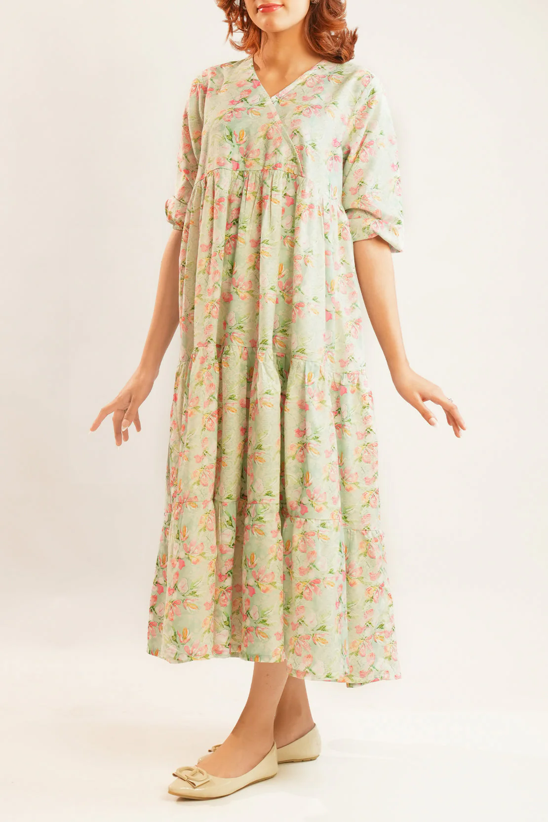 Printed Lawn Stitched Shirt - Image 5