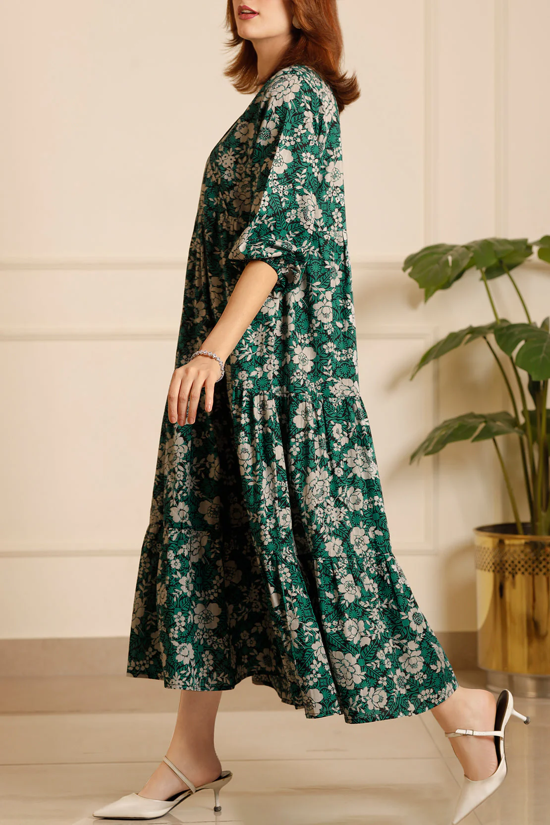 Printed Lawn Stitched Shirt - Image 3