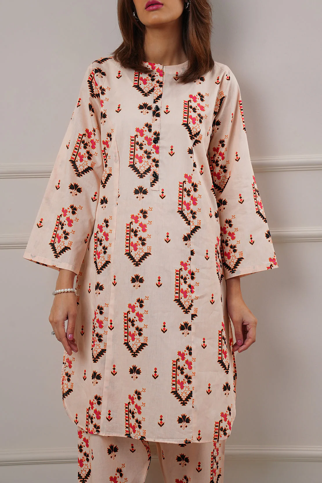 Printed Lawn Stitched Shirt - Image 5