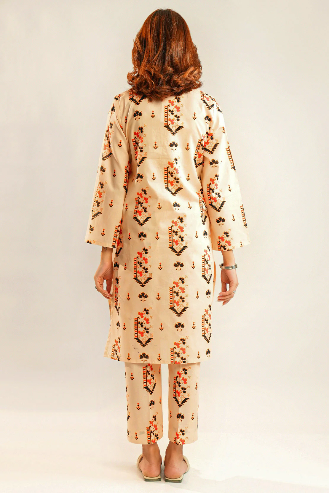 Printed Lawn Stitched Shirt - Image 3