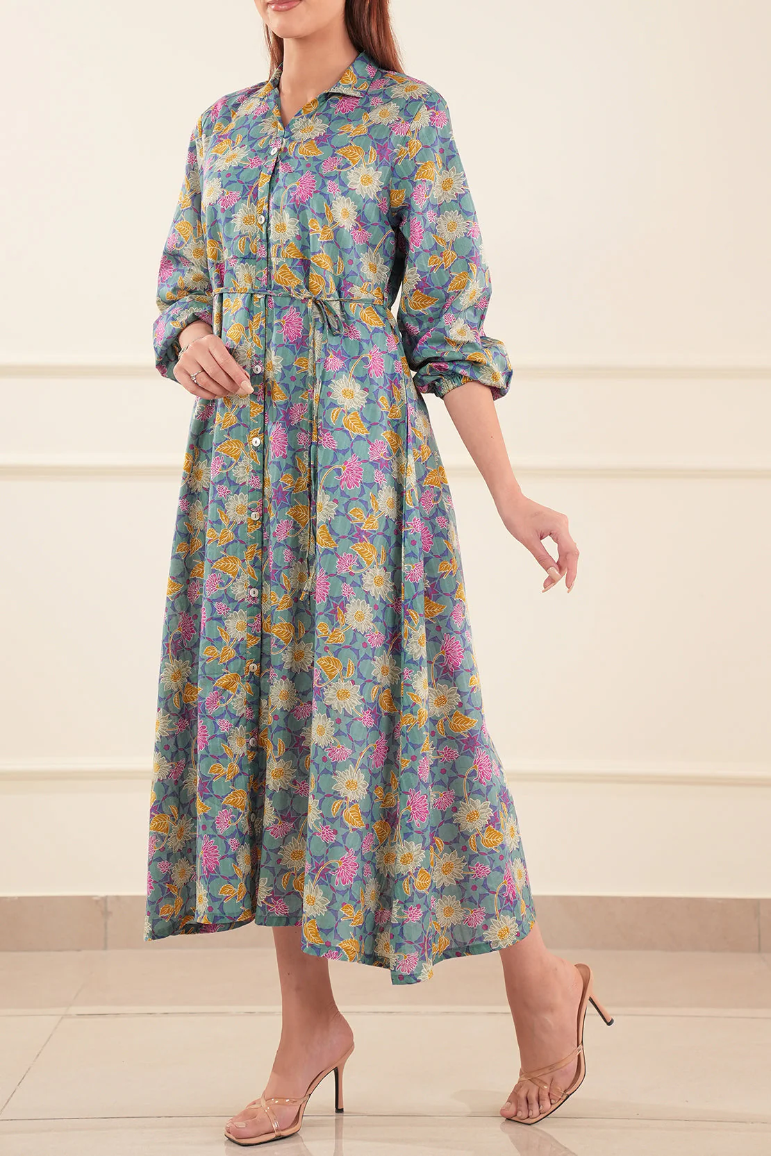 Printed Lawn Stitched Shirt - Image 3