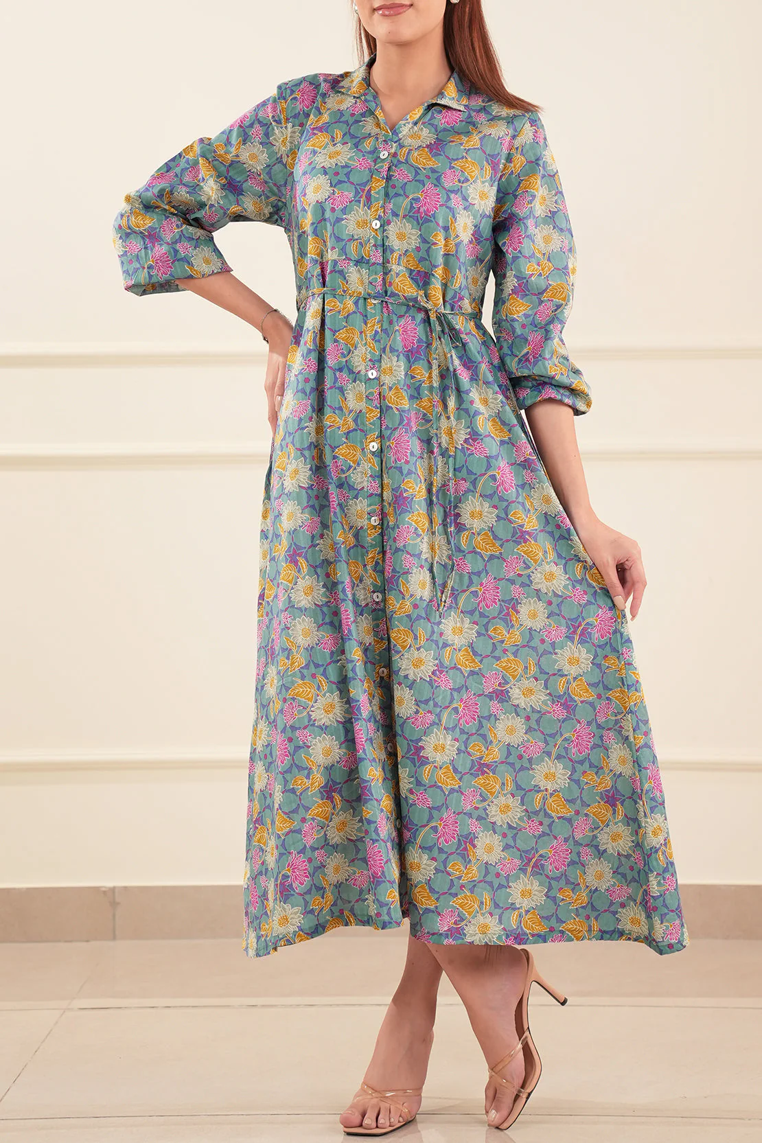 Printed Lawn Stitched Shirt - Image 4