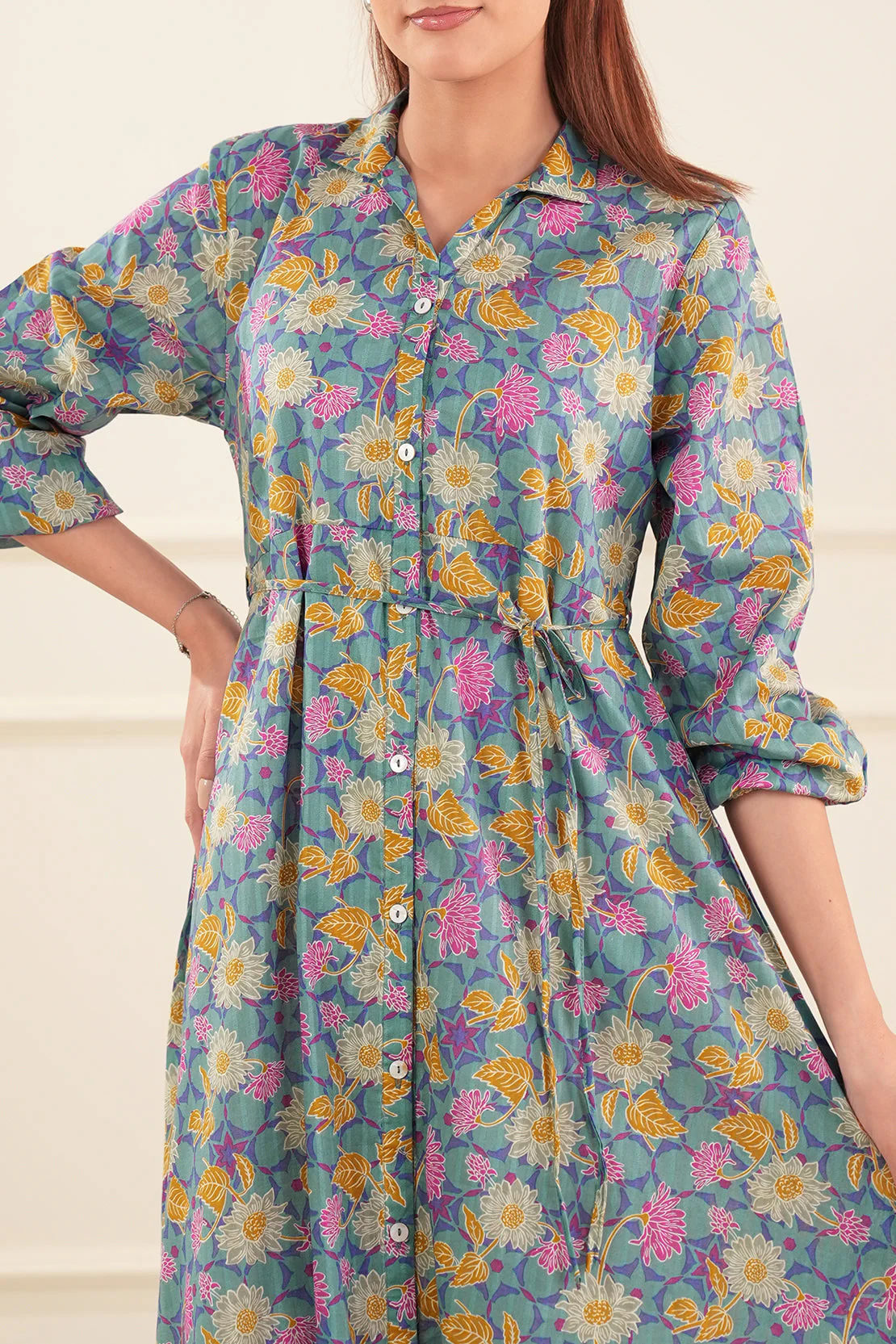 Printed Lawn Stitched Shirt - Image 5