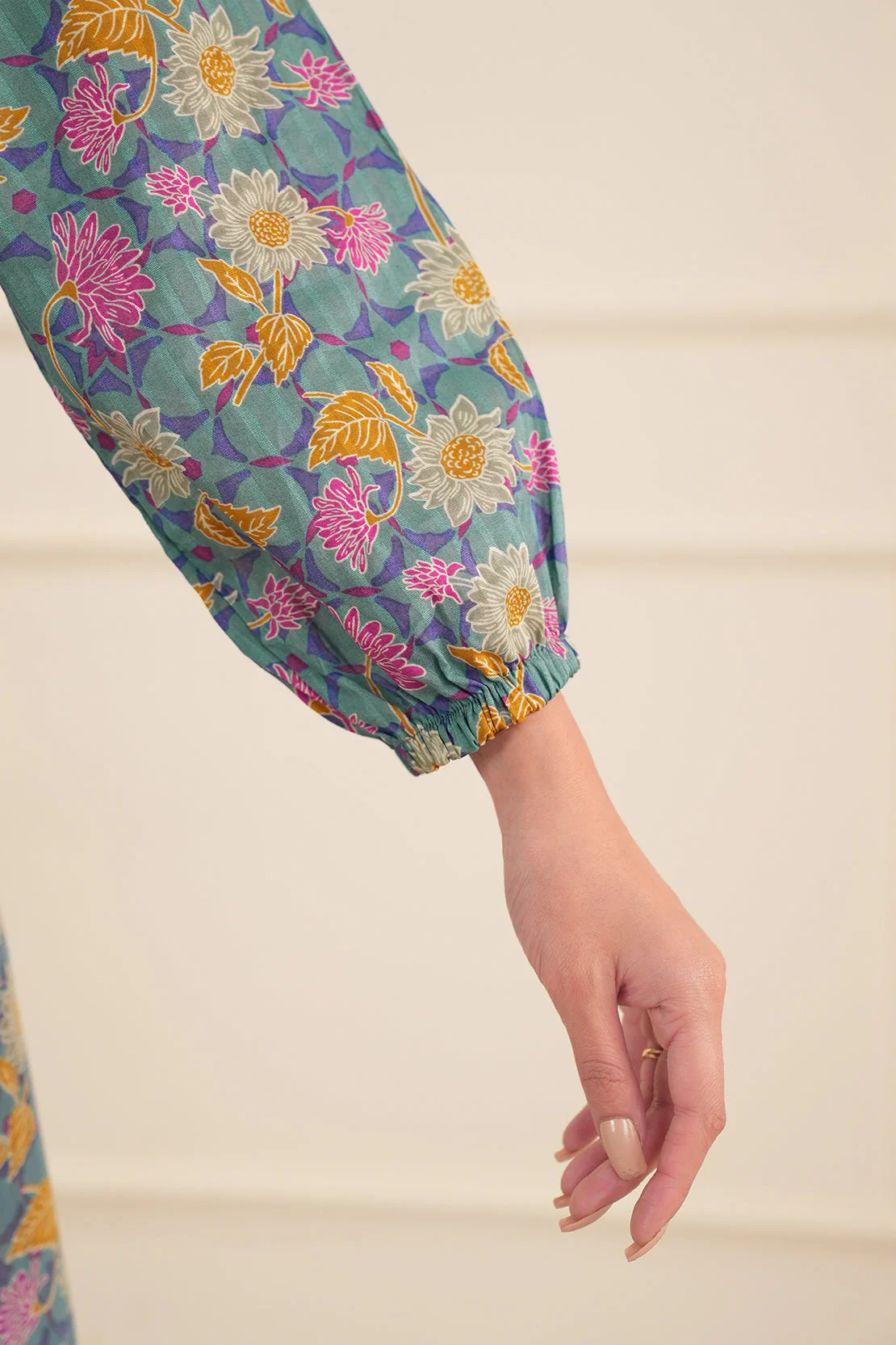 Printed Lawn Stitched Shirt - Image 7