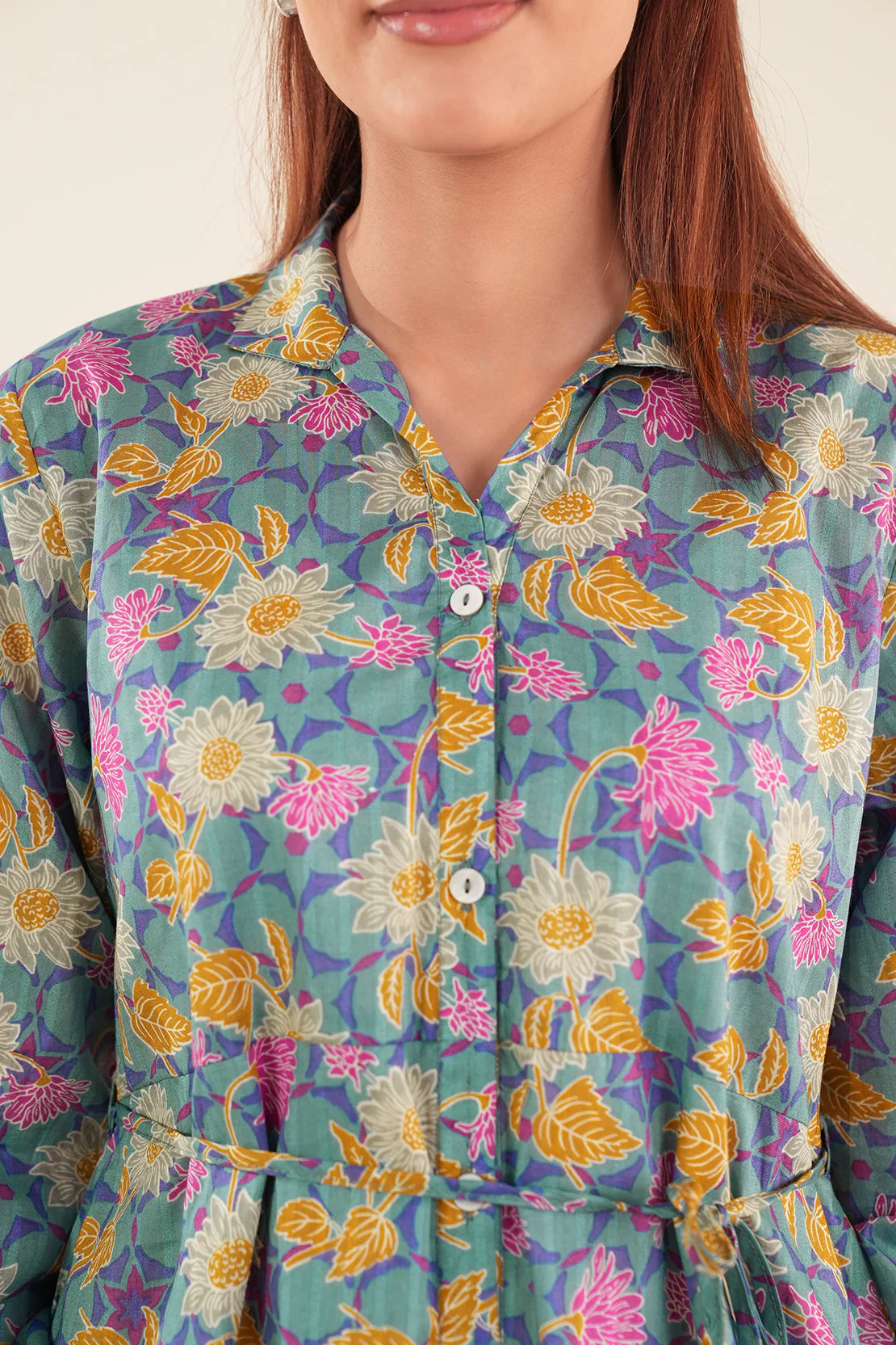 Printed Lawn Stitched Shirt - Image 8