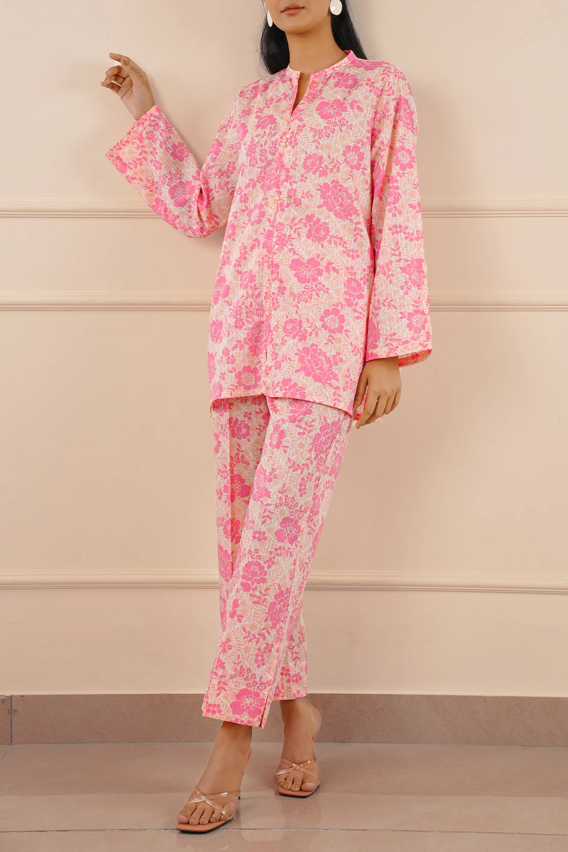 Printed Lawn Stitched Shirt - Image 5