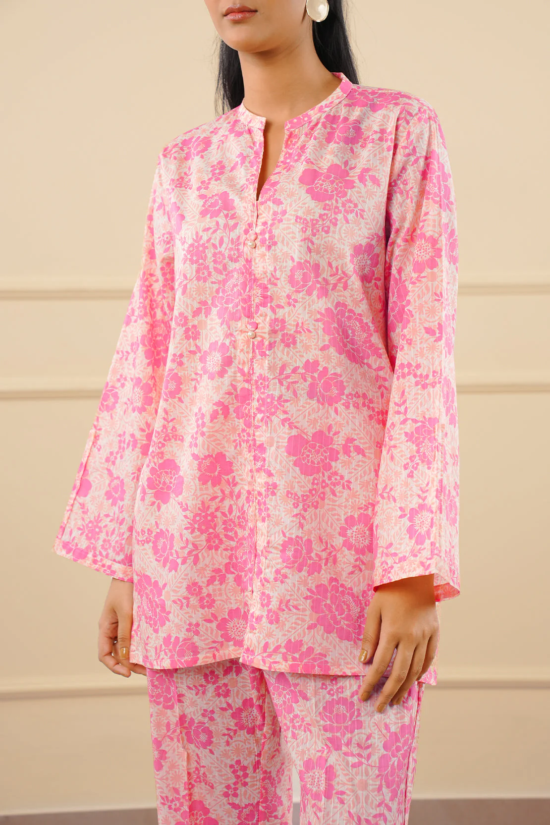 Printed Lawn Stitched Shirt - Image 6