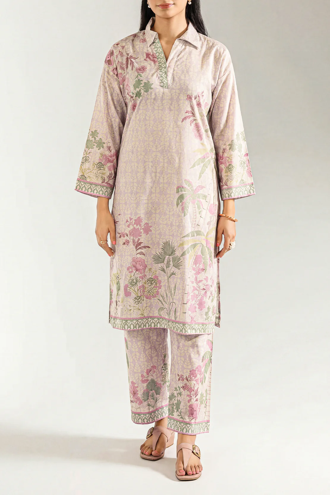 Printed Lawn Stitched Shirt