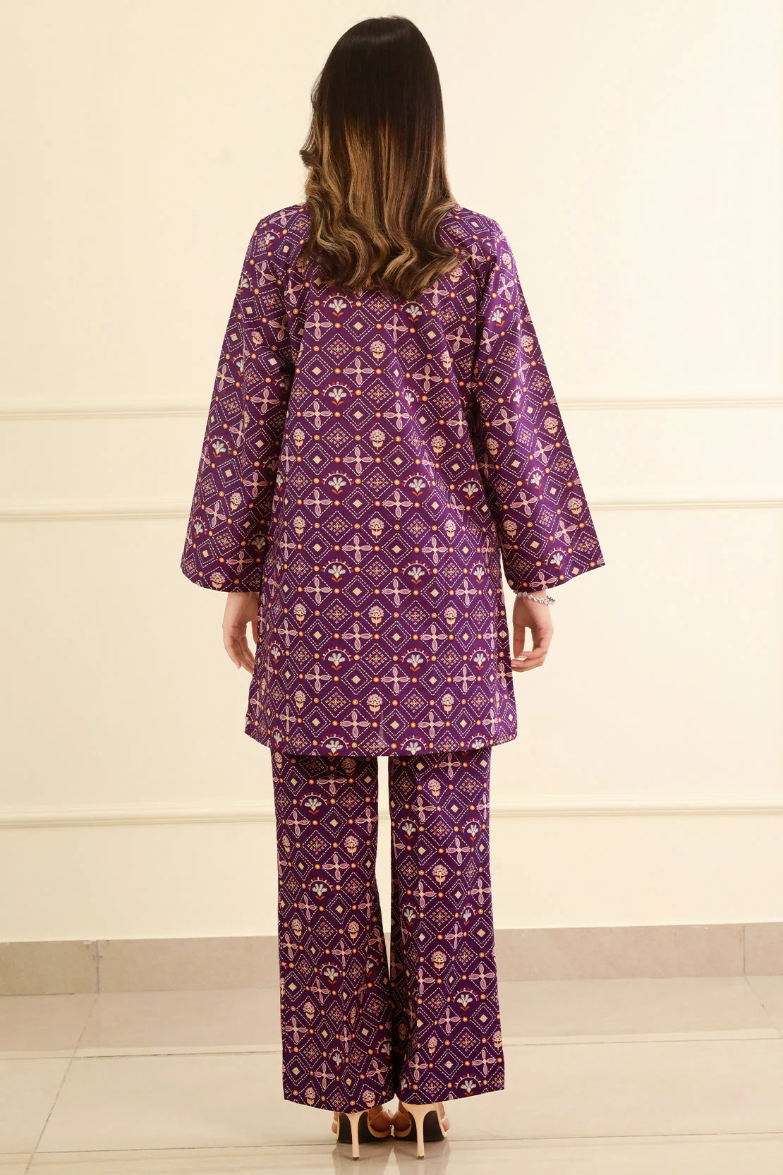 Printed Lawn Stitched Shirt - Image 5
